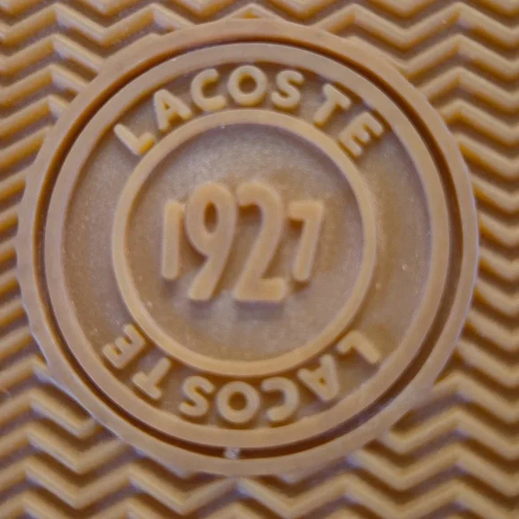 Lacoste Womens Gray Suede Sneakers sz. 7.5 (#1002A) EC. - Picture 12 of 16